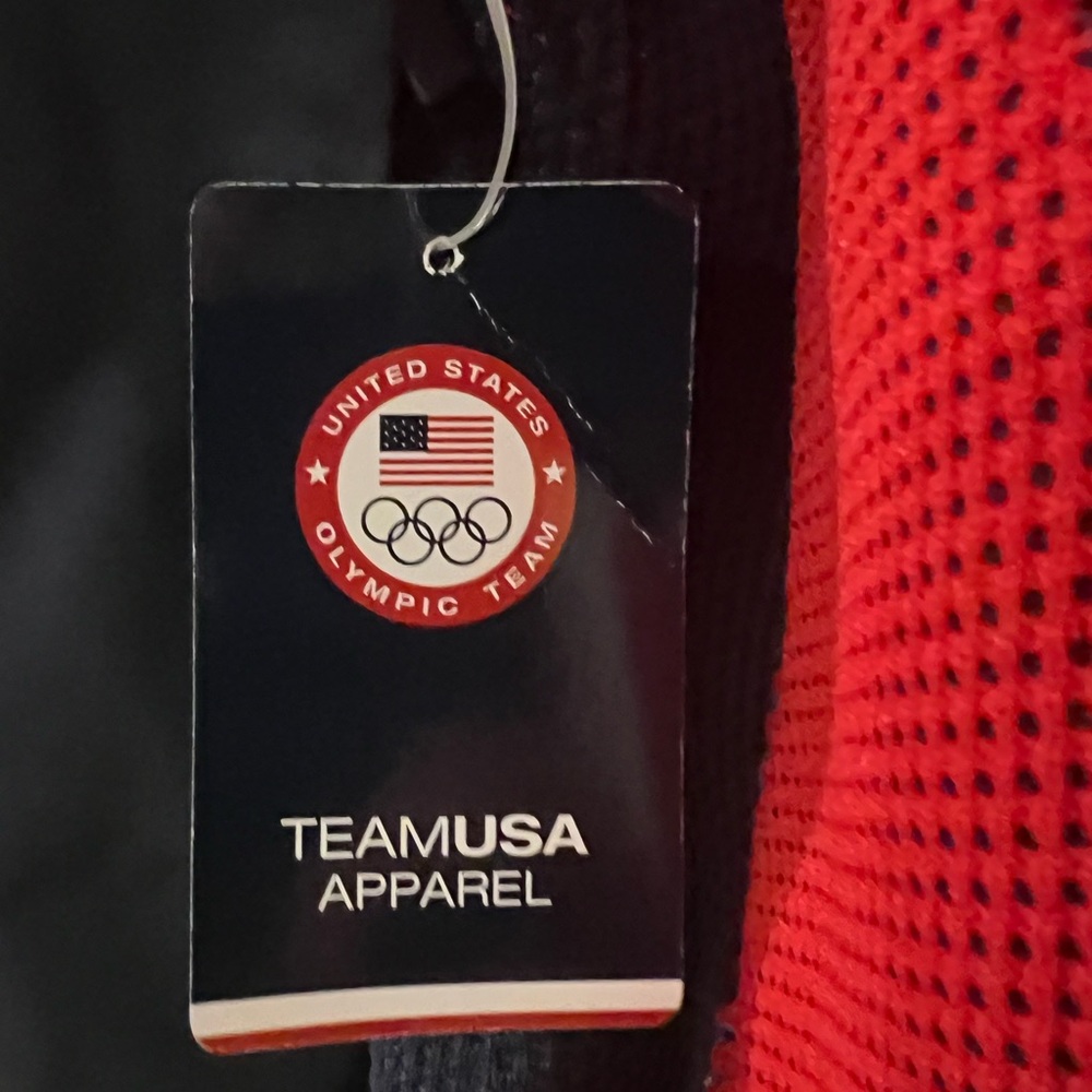 Nike Navy and Red Olympic-Style Track Jacket - Picture 8 of 8